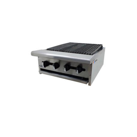 Asador Industrial A Gas Radiante 24″ 2 Quemadores AERB-24 ASBER