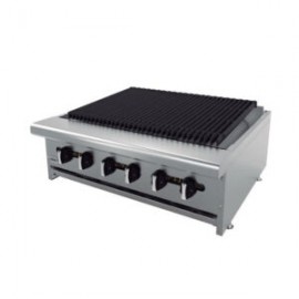 Asador Industrial A Gas Radiante 36″ 3 Quemadores AERB-36 ASBER