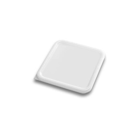 Tapa de polietileno, color blanca para recipiente cuadrado de 2 y 4 qt.TAPECU-24B CALEDONIA