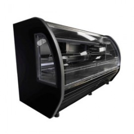 Vitrina Louverai Cremera 2 metros color negra BHS200N-F1 IMBERA