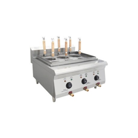Cocedor de pasta 6 canastillas 4200w 220v FB-BN600-E605 MIGSA