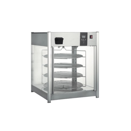 VITRINA CALIENTE GIRATORIA PARA PIZZA 16P PROTEK