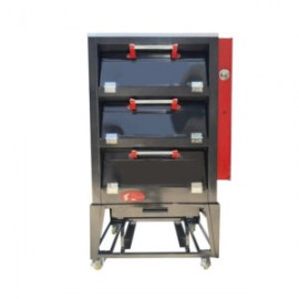 Horno de gaveta s/cristal para pizza 3 charolas TAH-03SP La Tahona