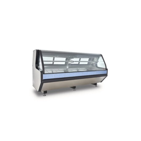 Vitrina carnicera con cristal abatible TEC-250-INOX TORREY