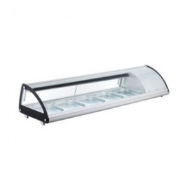 Vitrina refrigerada horizontal sobre mostrador para sushi 103l 176 cm NR-RTS-103L MIGSA