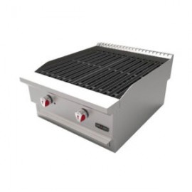 Asador AG-2V-R a Gas Radiante Con Piedra Volcanica 60cm DRAGO