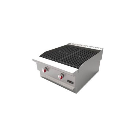 Asador AG-2V-R a Gas Radiante Con Piedra Volcanica 60cm DRAGO