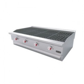 Asador AG-4V-R a Gas Radiante Con Piedra Volcanica 120cm DRAGO
