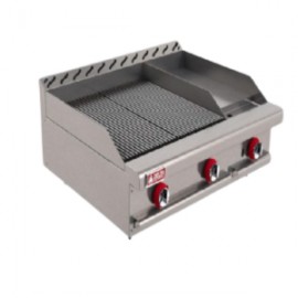 Asador Combianado + Plancha a Gas 2-ASR 1-G-MASTER