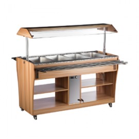 Mesa Buffetera Caliente móvil RTR-1490L MIGSA