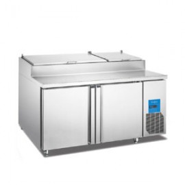 Mesa refrigerada de preparacion para pizza 2 puertas 560l 178 cm BE-PICL-2 MIGSA
