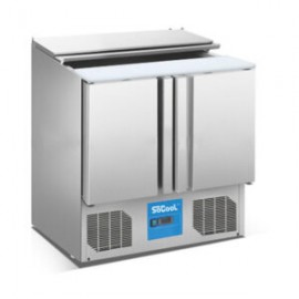 Mesa refrigerada de preparación para ensaladas 2 puertas  320L 105  cm BE-S902 MIGSA