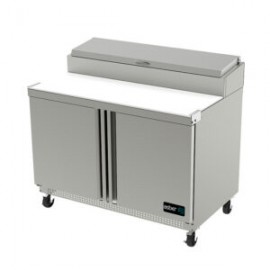 Mesa Refrigerada De Preparacion De Pizzas 2 Puerta 120 Cm APTP-48 ASBER
