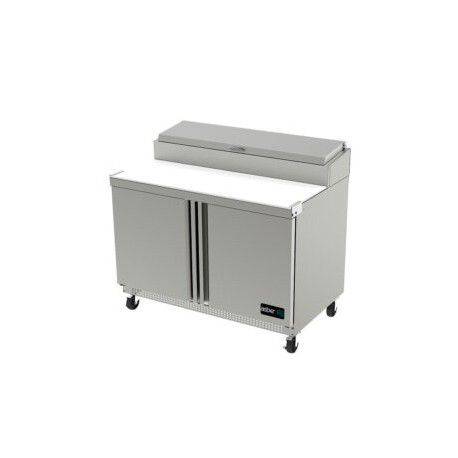 Mesa Refrigerada De Preparacion De Pizzas 2 Puerta 120 Cm APTP-48 ASBER