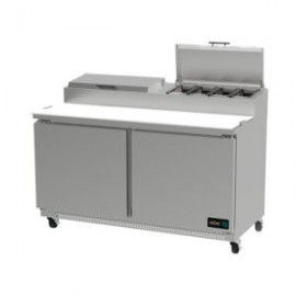 Mesa Refrigerada De Preparacion De Pizzas 2 Puerta 150 Cm APTP-60 ASBER