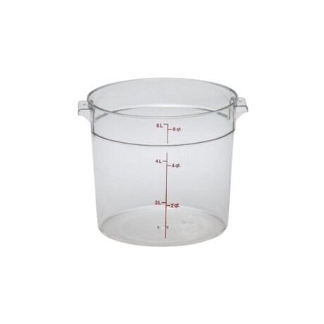 Recipiente de policarbonato gradaduado cuadradro, capacidad de 12 qt.REPOCU-12 CALEDONIA