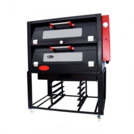Horno de gaveta c/cristal para pizza 4 charolas TAH-04CP La Tahona