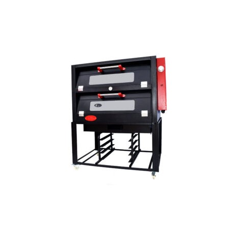 Horno de gaveta c/cristal para pizza 4 charolas TAH-04CP La Tahona