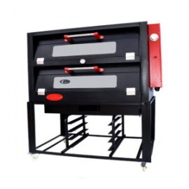 Horno de gaveta c/cristal para pizza 6 charolas TAH-06CP La Tahona