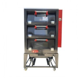 Horno de gaveta c/cristal para pizza 3 charolas TAH-03CP La Tahona