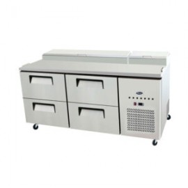 Mesa prep pizzas, 4 Cajones: 1.7 m MPF8206GR ATOSA