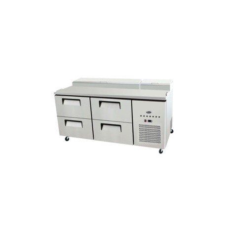 Mesa prep pizzas, 4 Cajones: 1.7 m MPF8206GR ATOSA