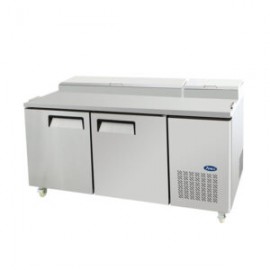 Mesa prep pizzas, 2 pt sólidas: 1.7 m MPF8202GR ATOSA