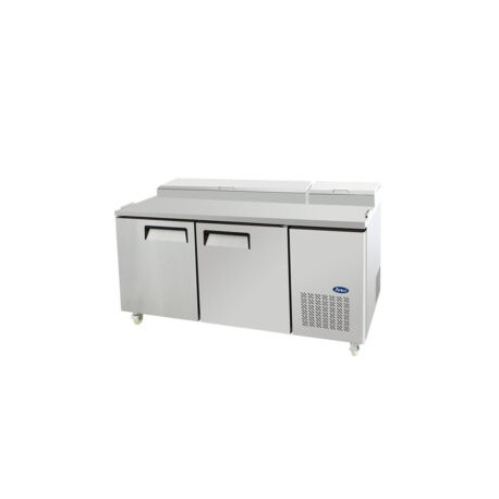 Mesa prep pizzas, 2 pt sólidas: 1.7 m MPF8202GR ATOSA