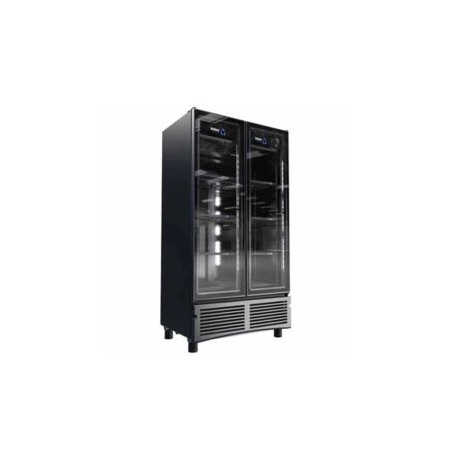 Refrigerador Vertical 2 Puertas de Vidrio VR-26 (Linea Cobalt) IMBERA