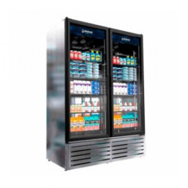 Refrigerador Vertical Acero Inoxidable 2 Puertas VRD43-INOIX IMBERA
