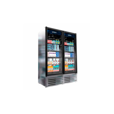 Refrigerador Vertical Acero Inoxidable 2 Puertas VRD43-INOIX IMBERA