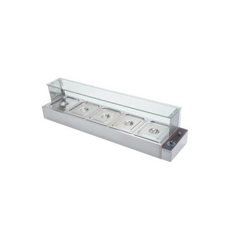 Baño maría eléctrico 5 insertos 1000W FB-BNB24 MIGSA