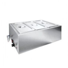 Baño maría eléctrico 3 insertos 1200w AH-ZCK165AT-3 MIGSA