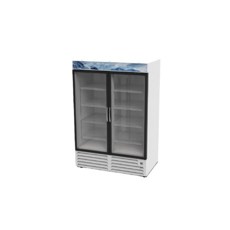 Refrigerador Comercial 2 Puertas De Vidrio 37 Pies ARMD-37 ASBER