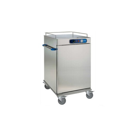 Carro caliente banquetero 10 charolas 79 cm EDENOX CCB-10
