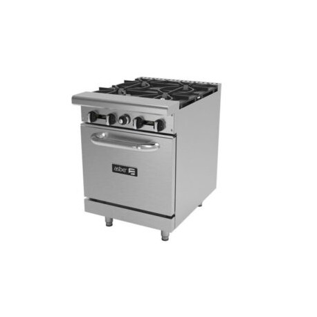 Estufa Industrial 4 Quemadores Y Horno  AER-4-24 ASBER