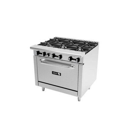 Estufa Industrial 6 Quemadores Y Horno AER-6-36 ASBER